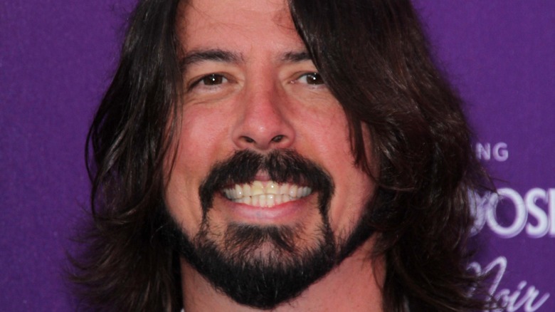 Dave Grohl smiling