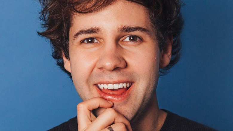 David Dobrik smiling