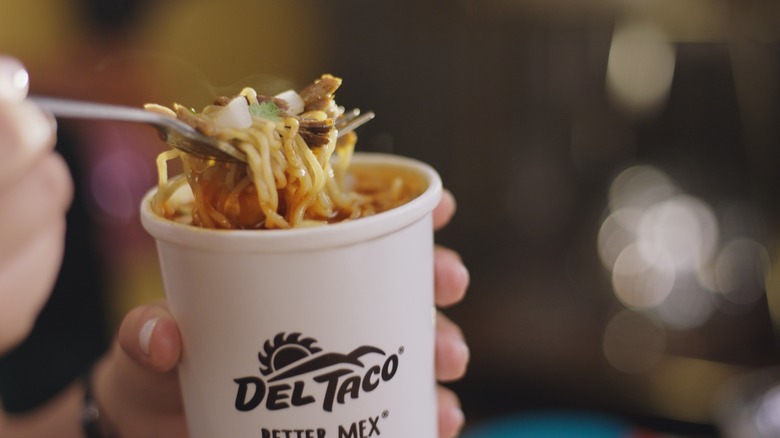 Del Taco new beef birria ramen