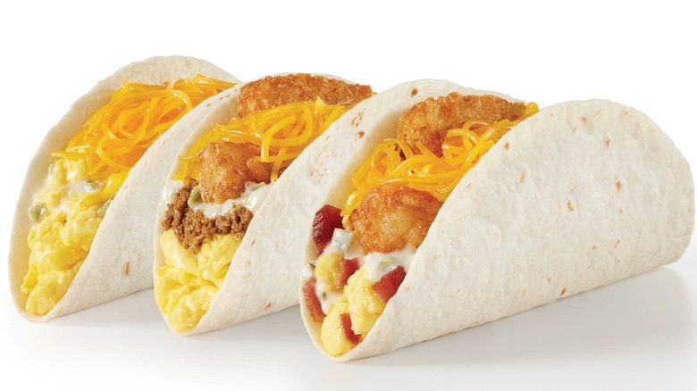 Del Taco breakfast tacos