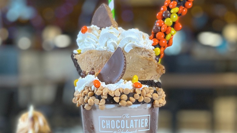 Reese's Peanut Butter Cup milkshake