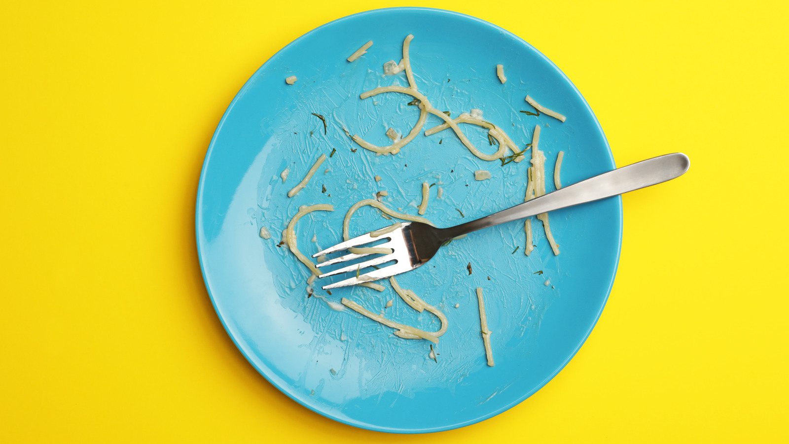 Depending on where you are it might be rude to eat all the food on