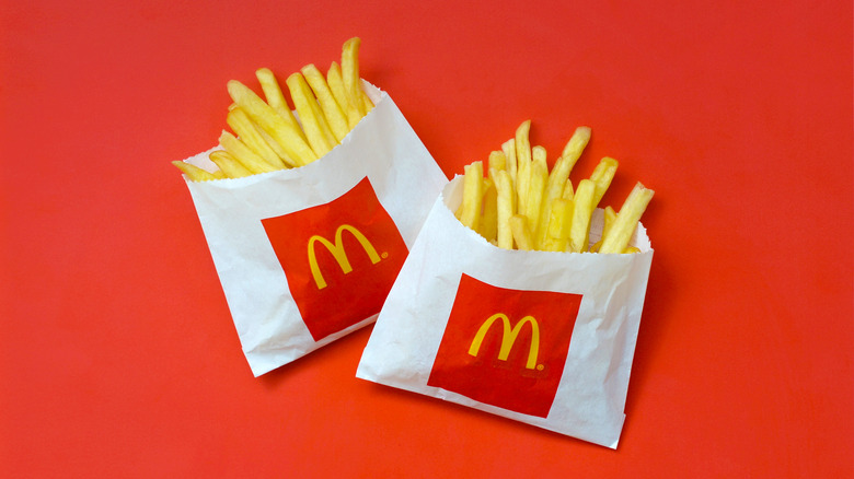 McDonald's fries, size small