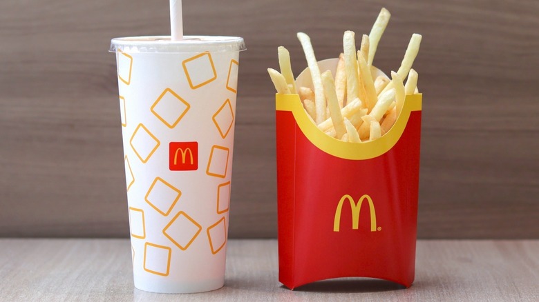 McDonald's drink and fries 