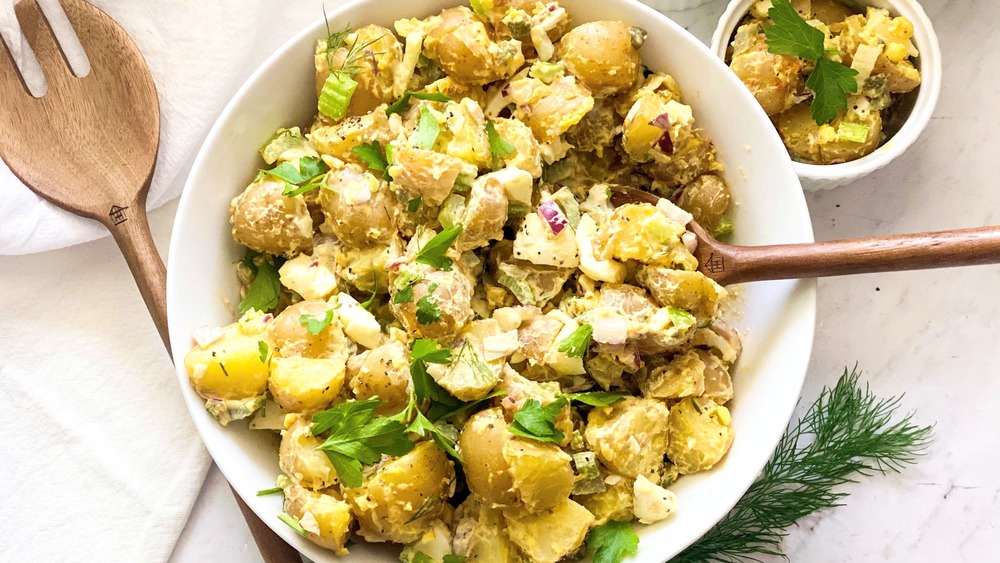 deviled egg potato salad