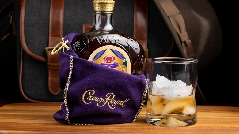 bottle of Crown Royal