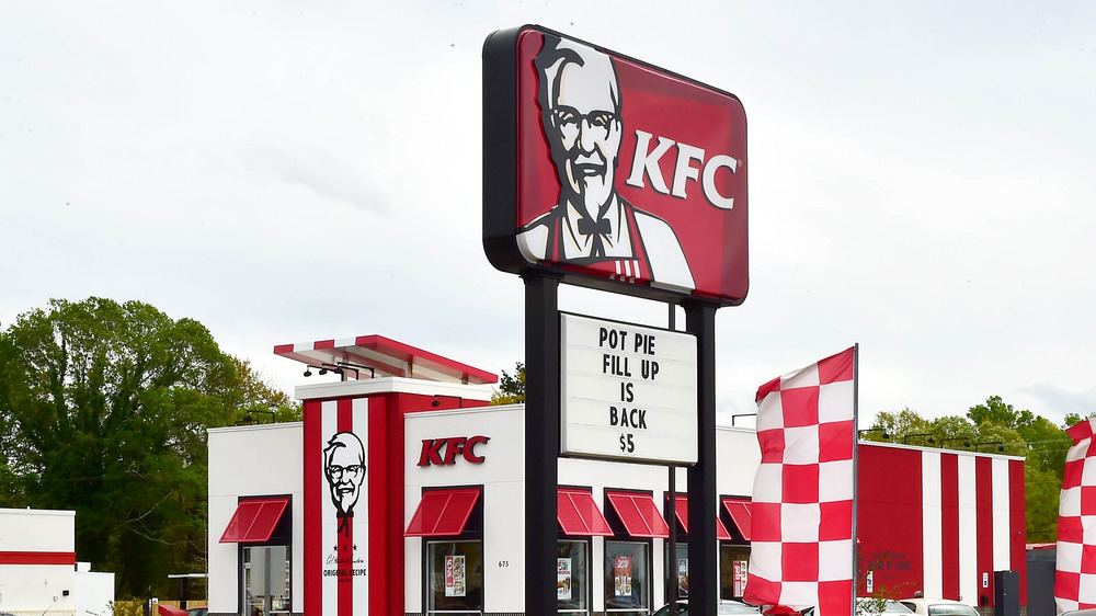 The KFC logo with Colonel Sanders