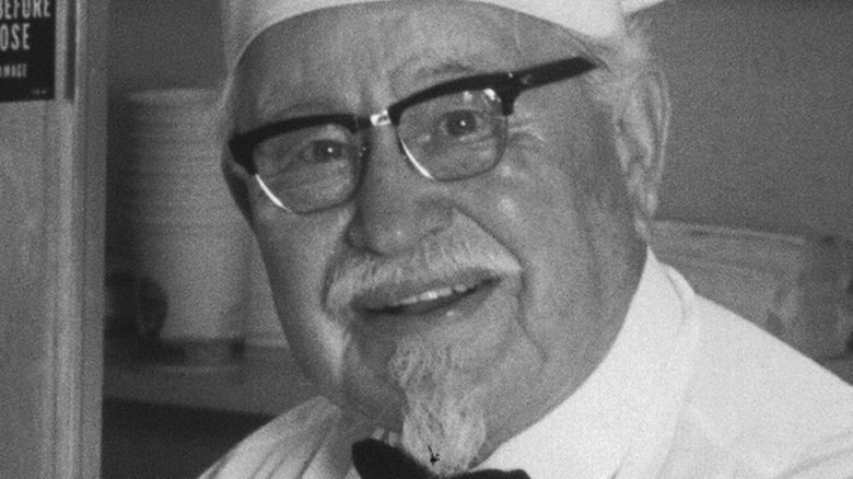 colonel sanders eating