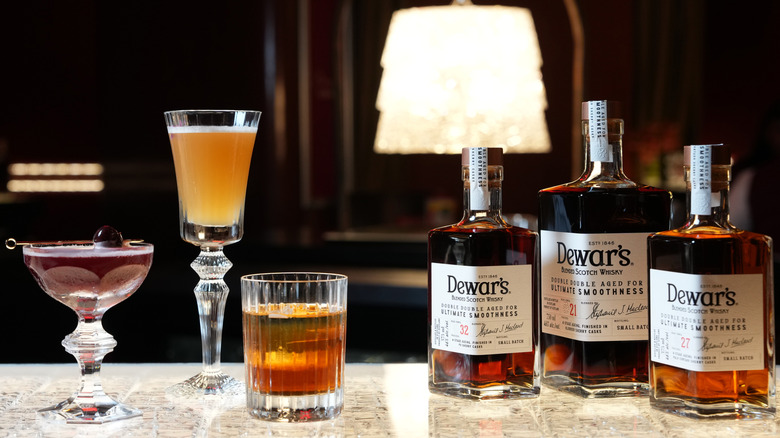 Cocktails made with blended whiskey