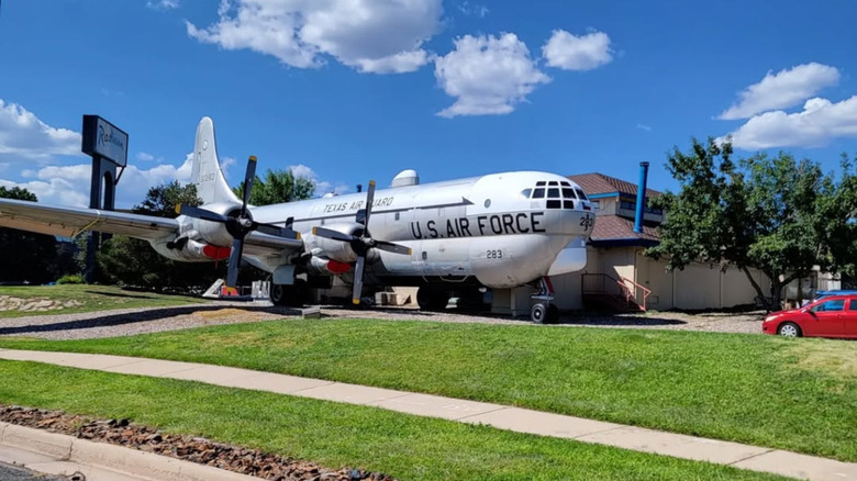 Daytime exterior of The Airplane Restaurant in Colorado Springs