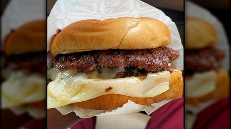 Mushroom and Swiss burger from Culver's
