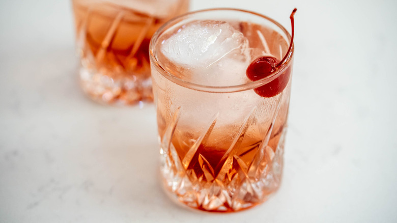 a Dirty Shirley cocktail in a glass