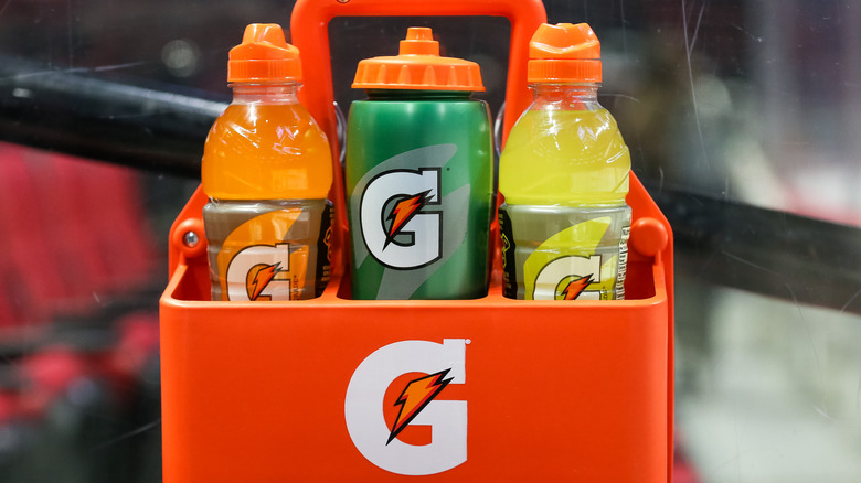 Gatorade sports drinks in container