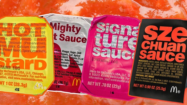 four McDonald's sauces