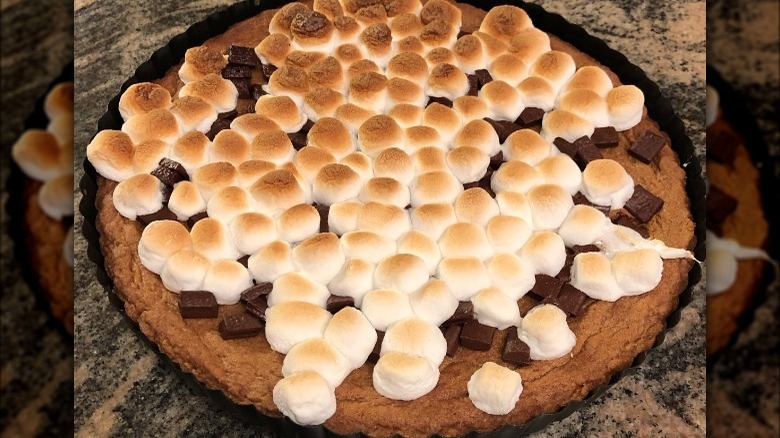 Cooked s'mores cookie 