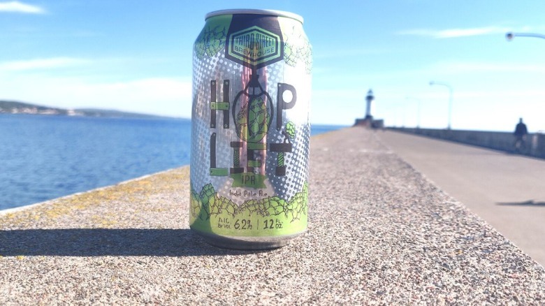 Hop Lift IPA by water 