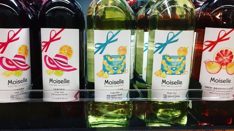Aldi Moiselle Couture Collection Sangria options on shelf 