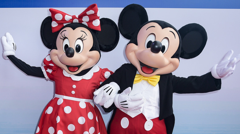 Minnie and Mickey mouse 