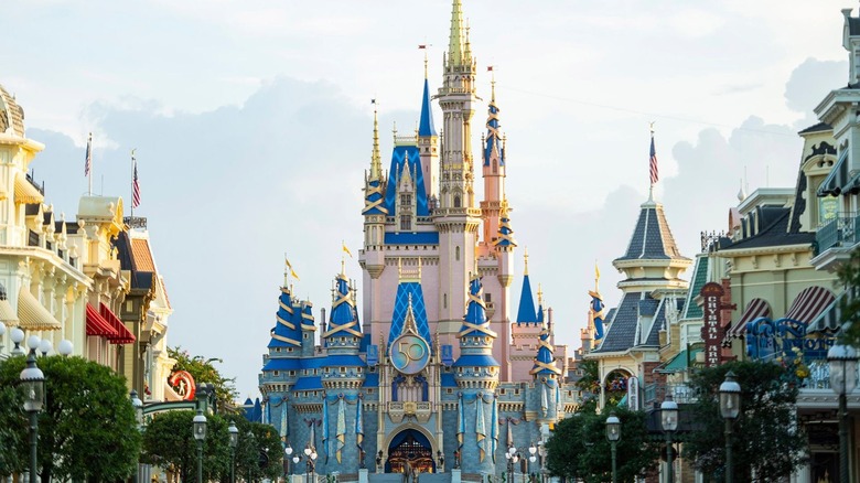 Disney World Main Street and Cinderella's Castle