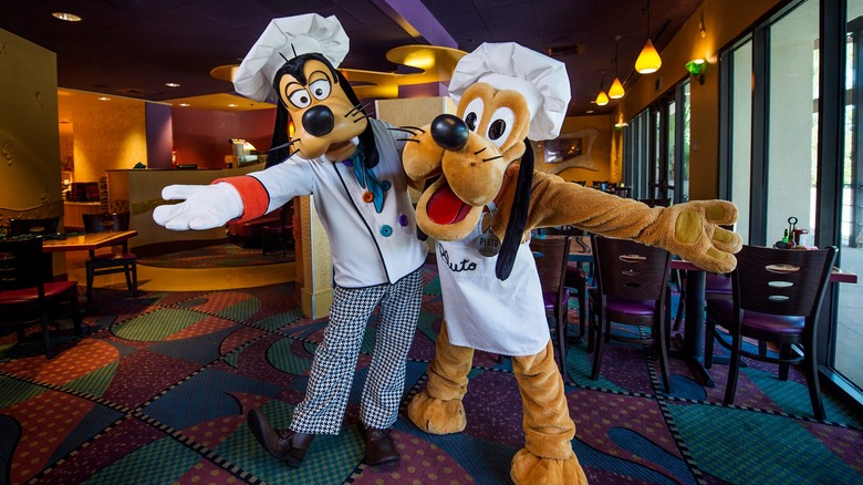 Chefs Goofy and Pluto