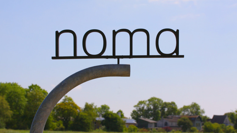 Signage for Noma restaurant during daytime