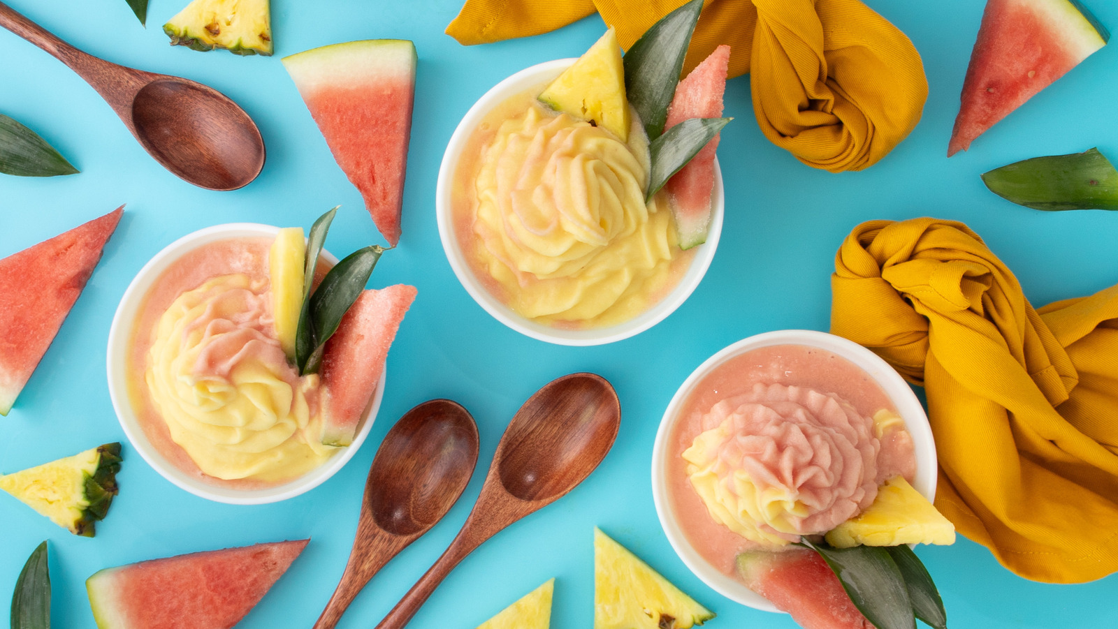 DIY Watermelon Pineapple Swirl Dole Whip Recipe