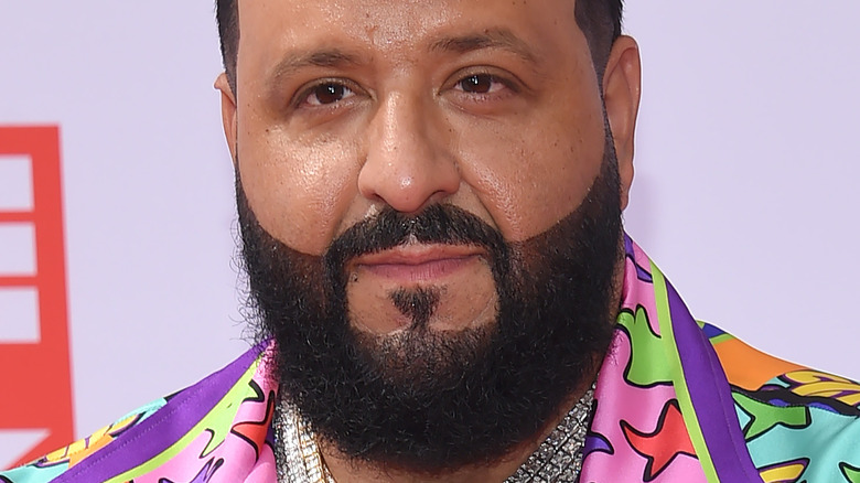 DJ Khaled with manicured beard and serious expression