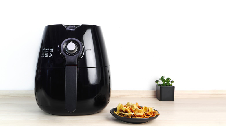 Air fryer on kitchen counter