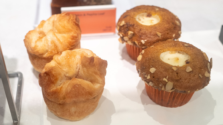 Seasonal pumpkin baked goods at Starbucks
