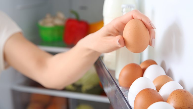 eggs in refrigerator