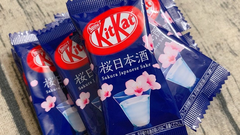 Kit Kat Sakura Japanese Sake