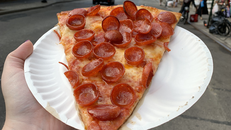 slice of pepperoni pizza