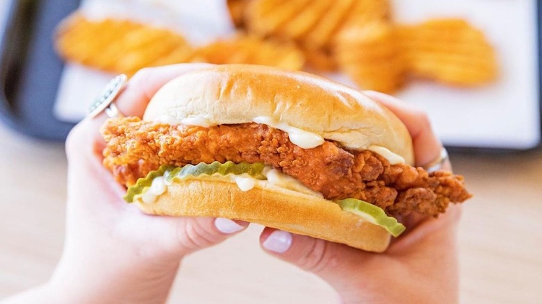 Carl's Jr. chicken sandwich