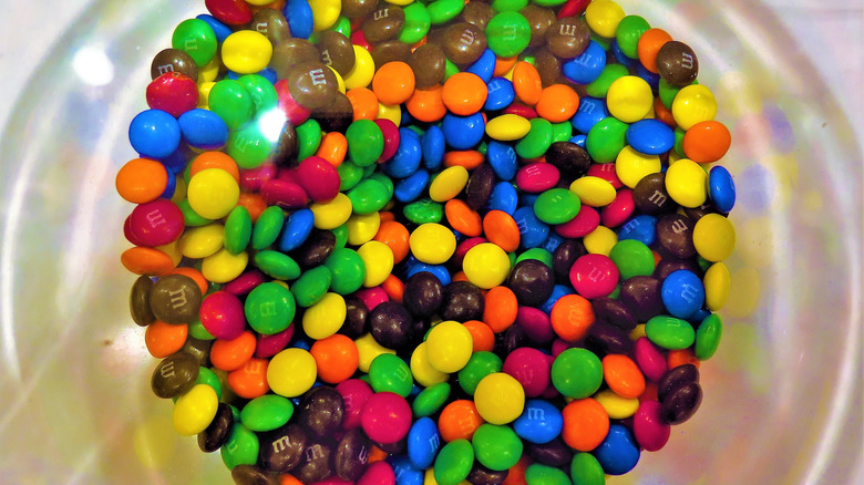 M&M's in a bowl 