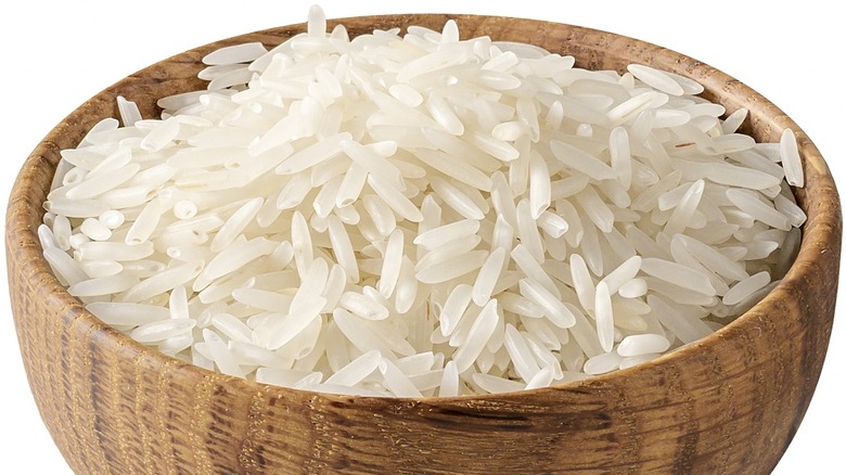 Bowl of white rice