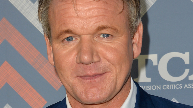 Gordon Ramsay smirking