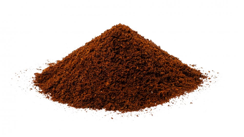 A pile of instant coffee