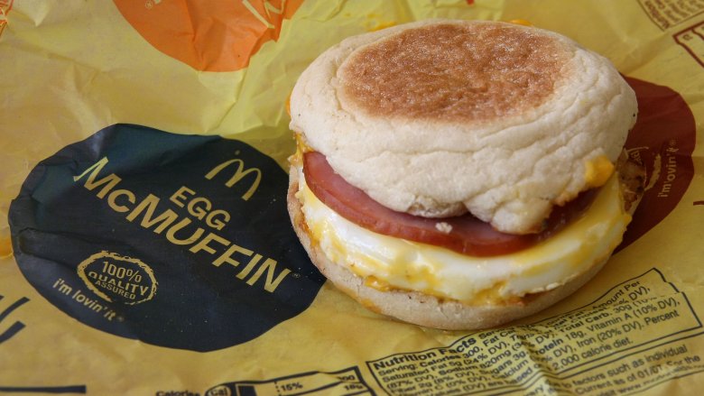 mcdonald's egg sandwich 