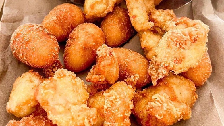 Garden Catering nuggets and potato cones