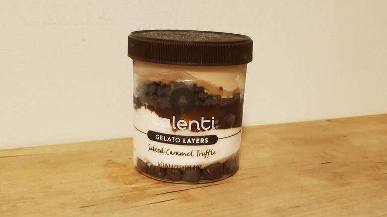 a jar of gelato