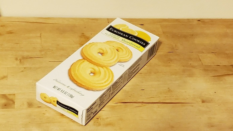 a box of European Cookies