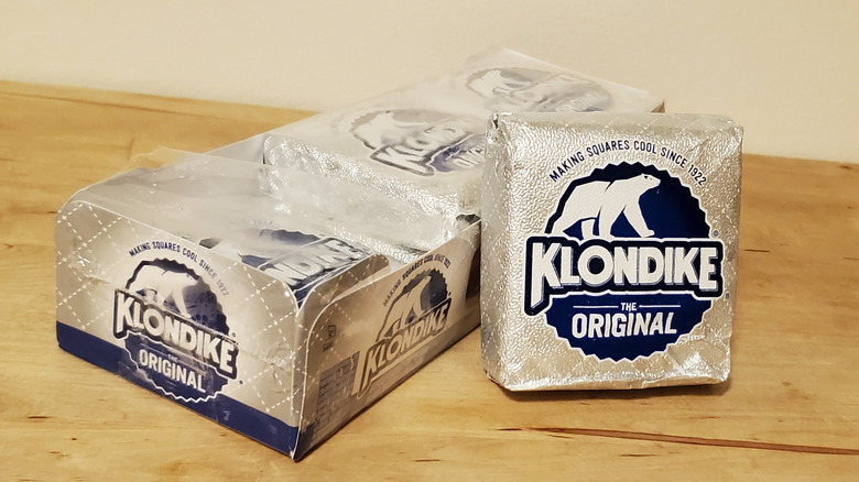a package of Klondike bars