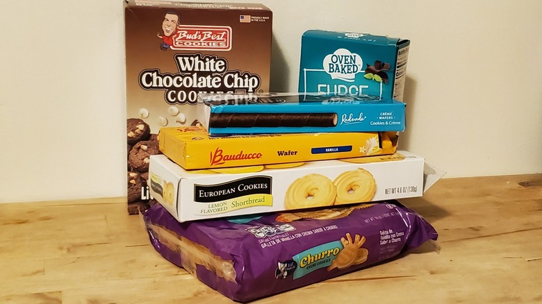 a selection of Dollar Tree dessert cookies
