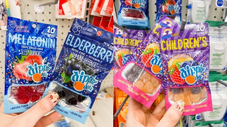 Dollar Tree's Dippin' Dots vitamin gummies
