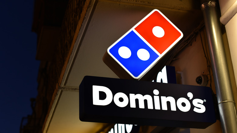 Domino's at night