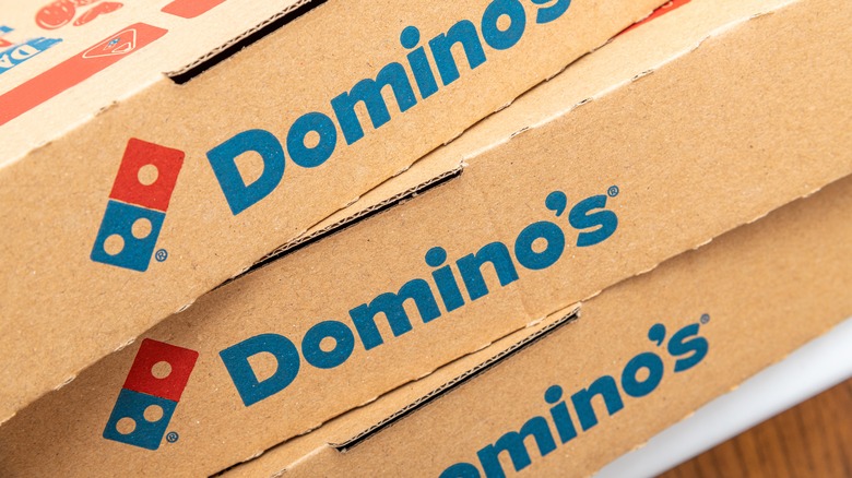 Domino's pizza boxes