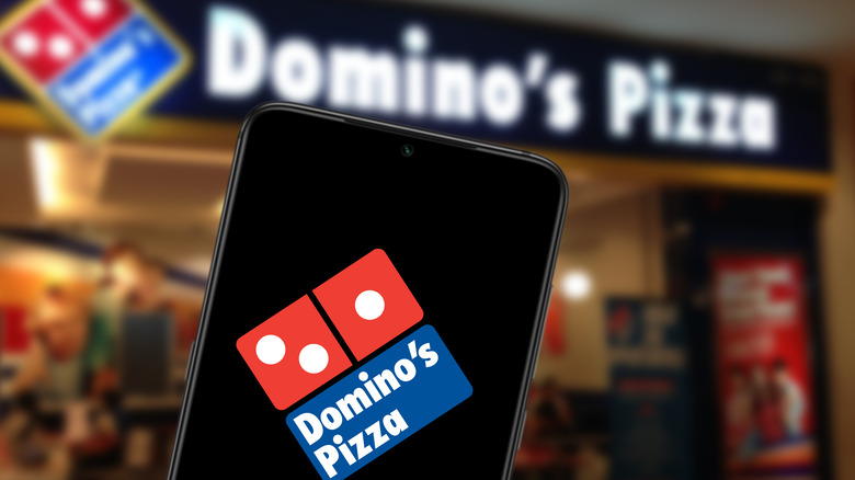 Domino's Pizza with phone