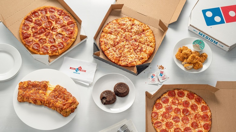 Domino's Pizza food items