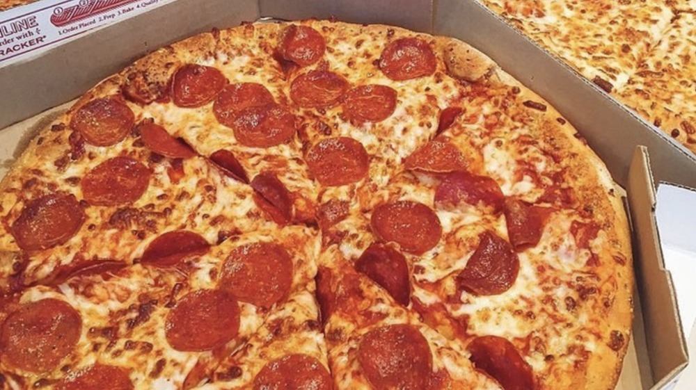 Domino's pepperoni pizza