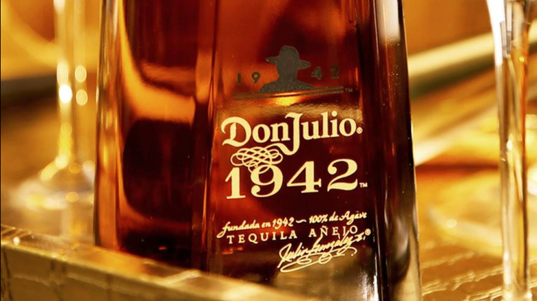 Don Julio 1942 tequila bottle